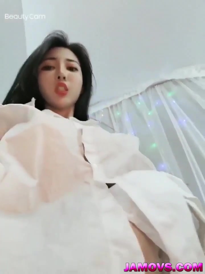 Beautiful Asian Babe Playing On Camera