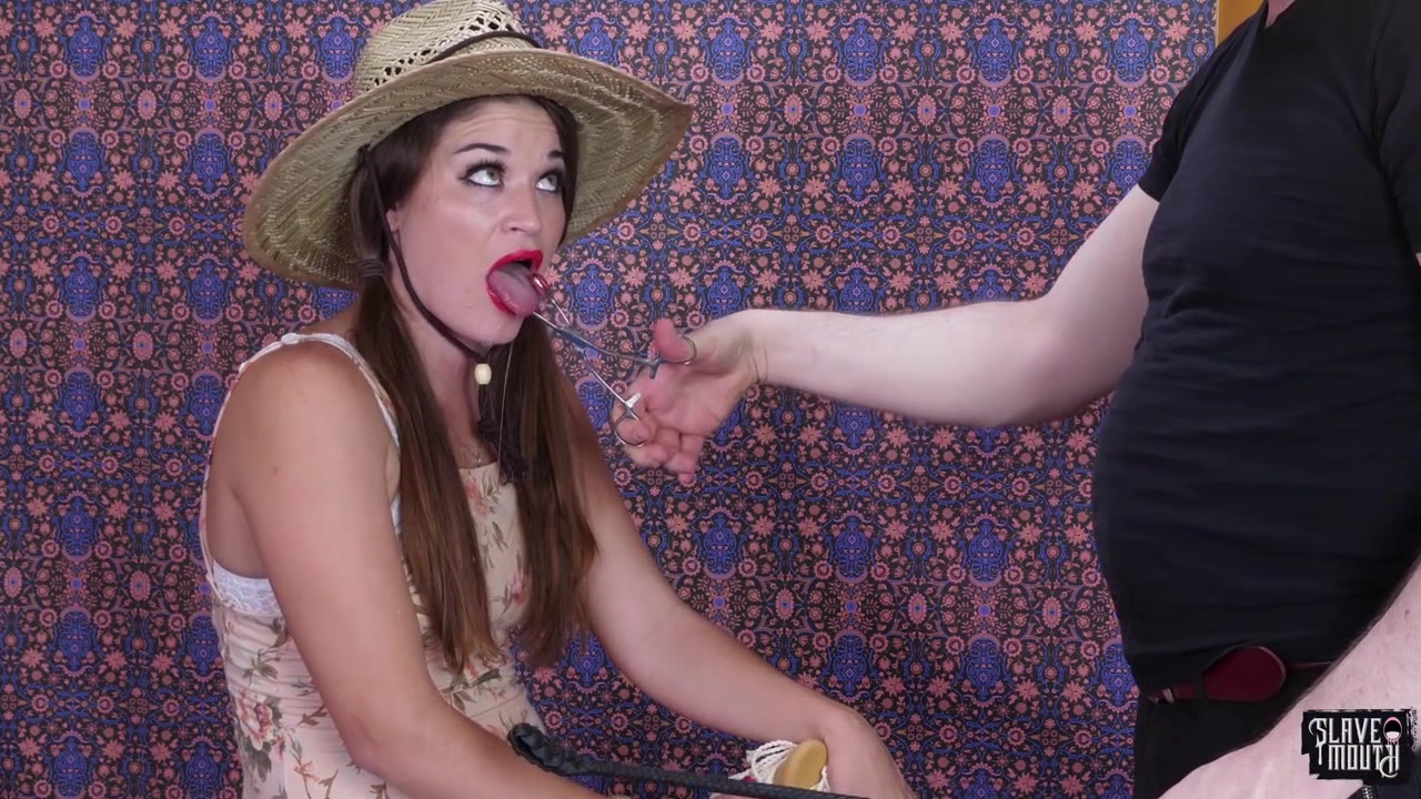 Kendra Heart bound babe getting mouth fucked