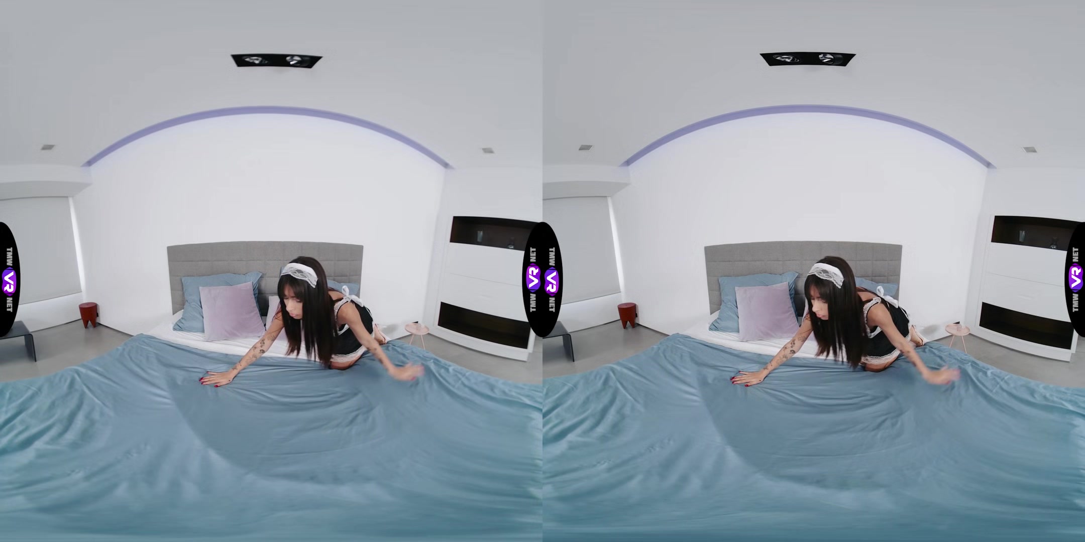 Hot maid on master’s bed