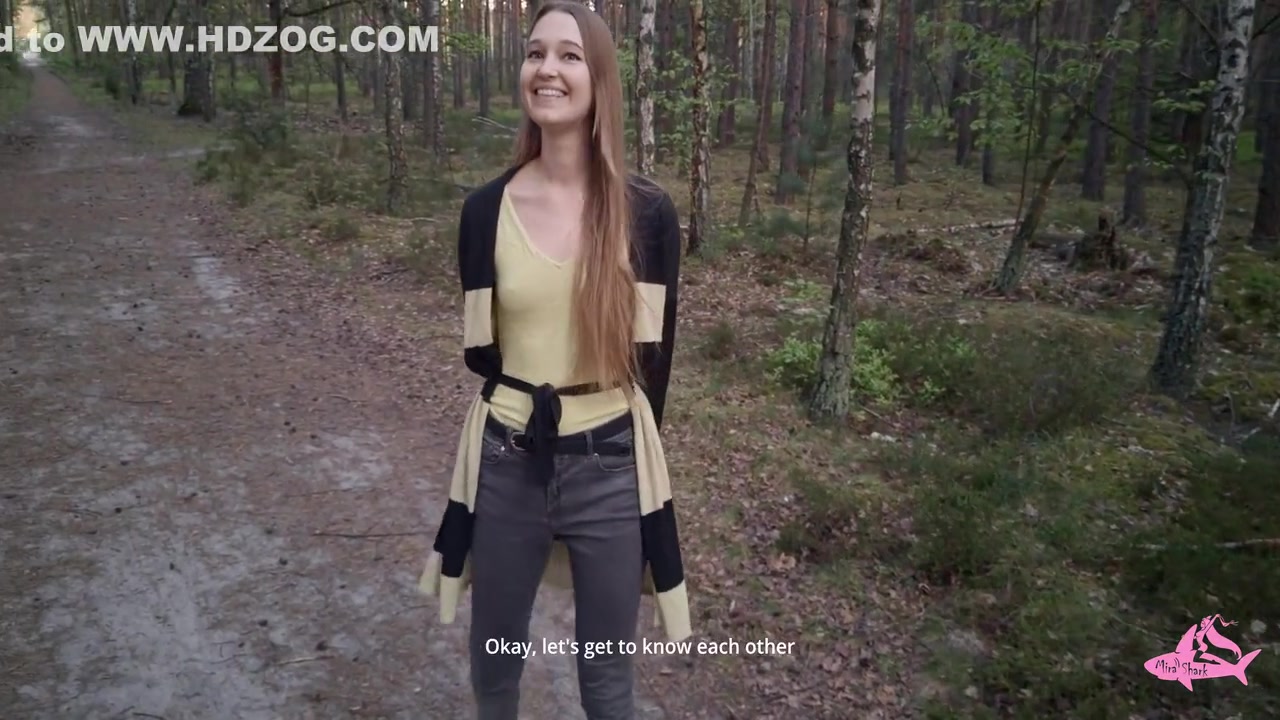 Sexy Nymphomaniac In The Forest Made Me Cum In Her Mouth