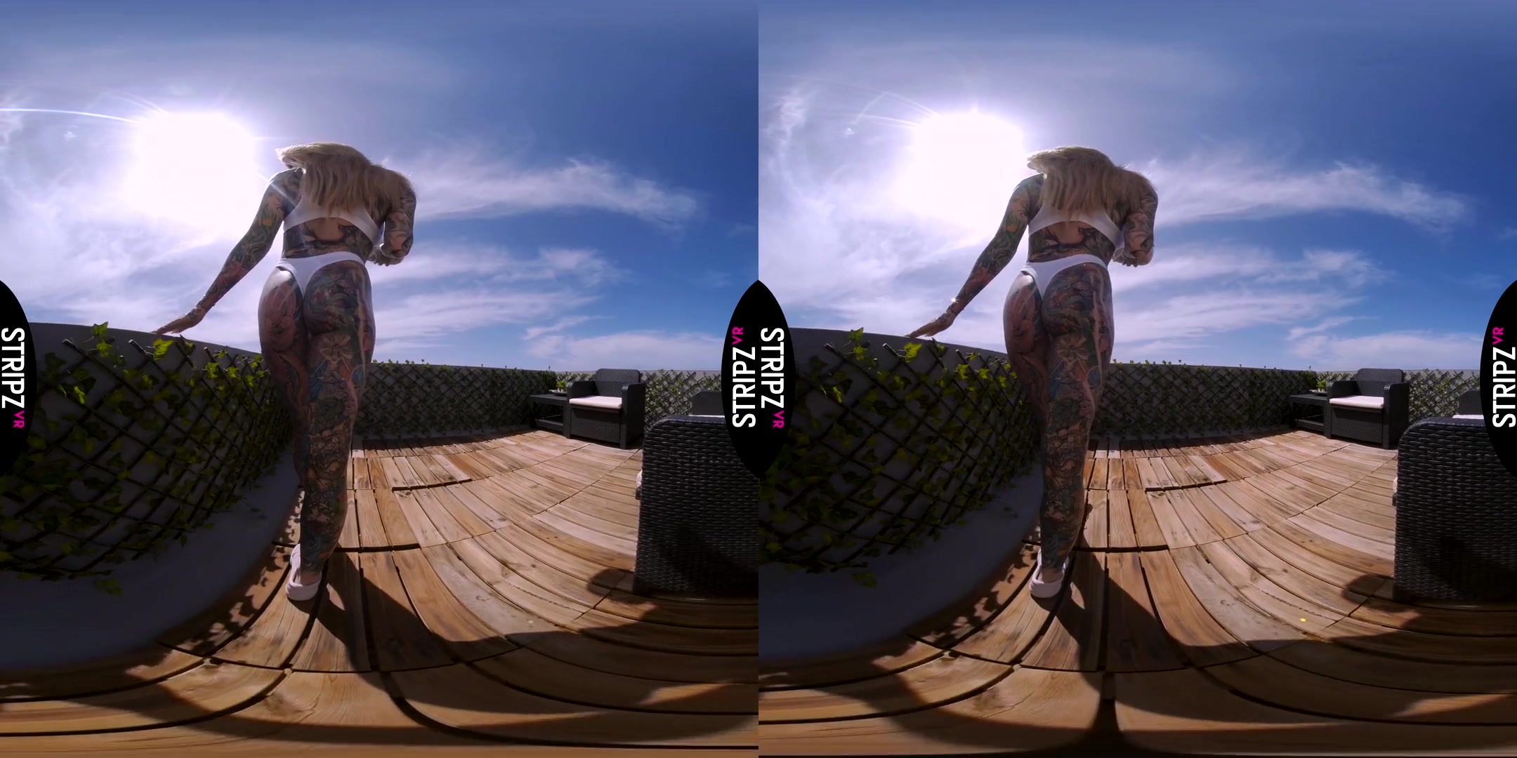Sweet Summer Dreams - Tattoos Big Tits Outdoor Striptease