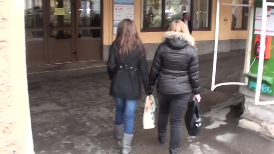 Wild pickup fuck in public place