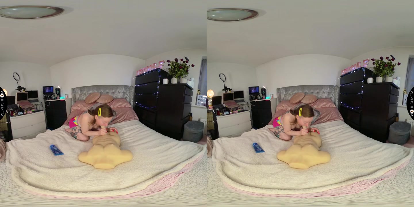 4ft 10 Ruby Lixxx Rides a HUGE toy - PeepingThom