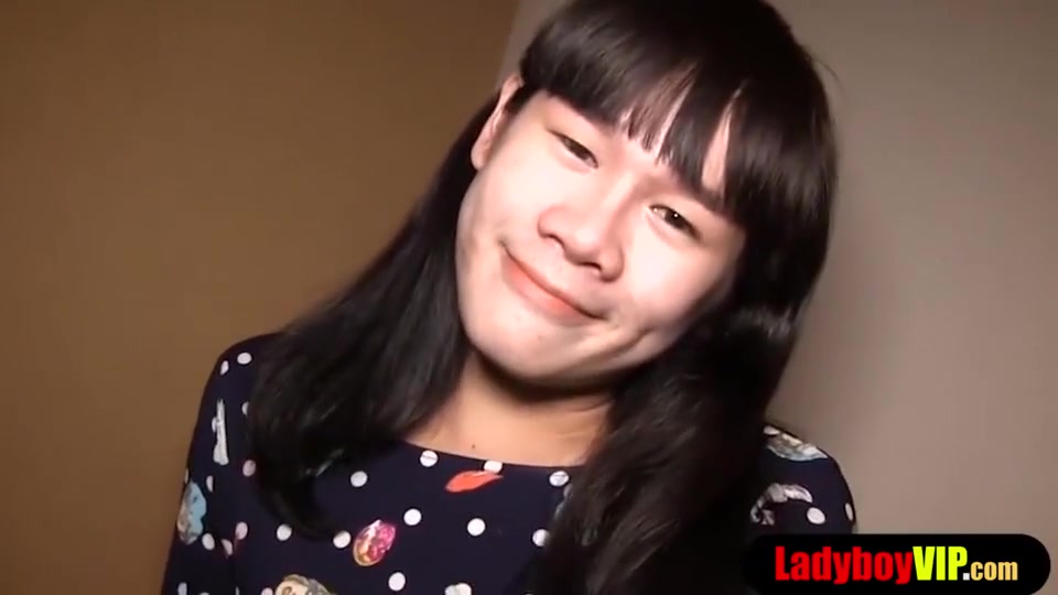 Cute Ladyboy With A Hairy Cock Gets Bareback Banged - Pretty Face