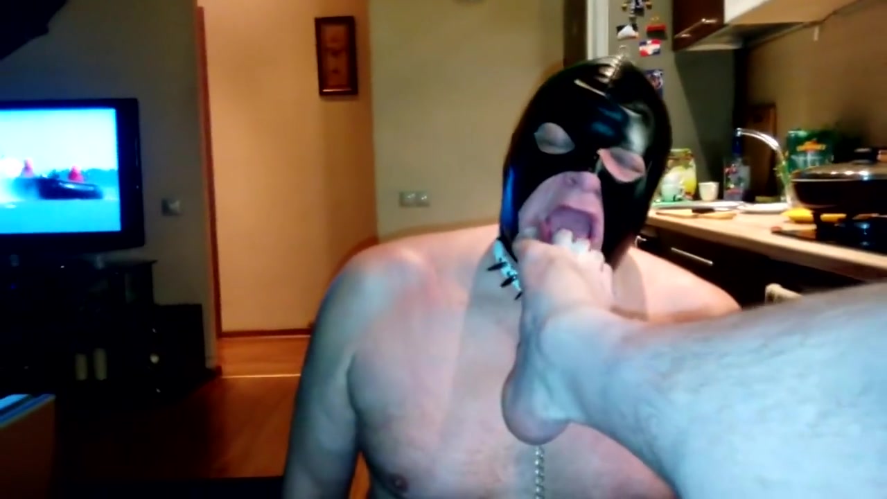 Hard Bdsm Session With An Older Man - Footjob Hard Slap And Spit
