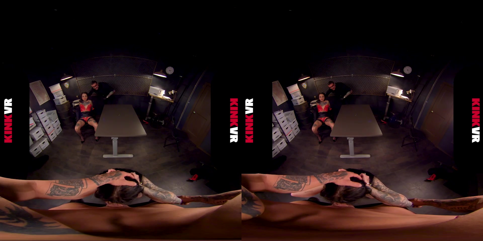Leigh Raven & Charlotte Sartre in Crushing Convictions I - KinkVR