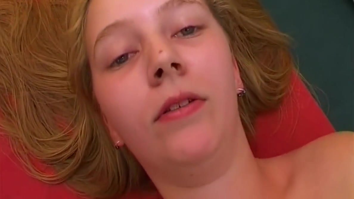 Young Blonde Has Her First Threesome And Fucks Hard