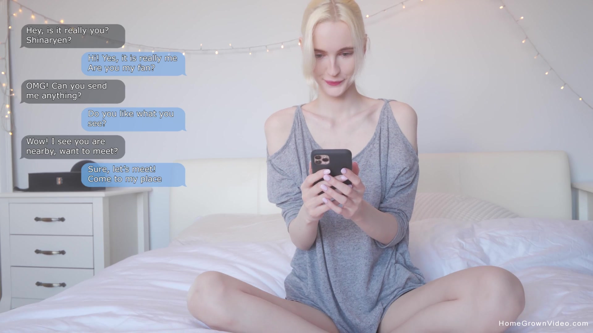 Just imagine getting the chance to hook up with gorgeous blonde babe Shina!
