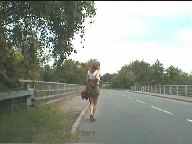 Horny Transgender Teasing Outdoor