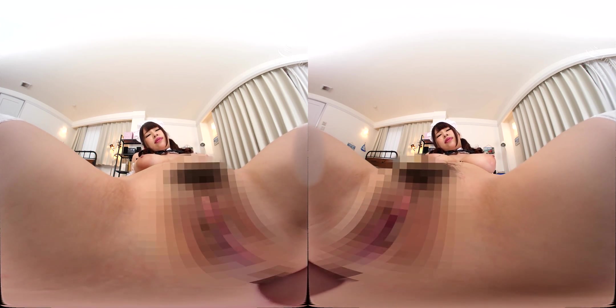 J-Cup Maid Serves her Master; Horny Big Tits Japanese Maid