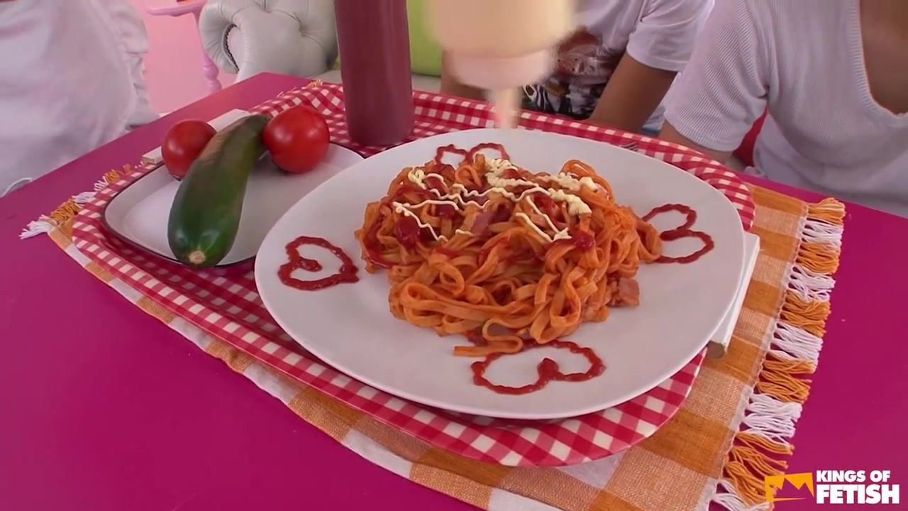 Japanese Cook Gets Hairy Pussy Smashed By Two Guys After Making Them Pasta