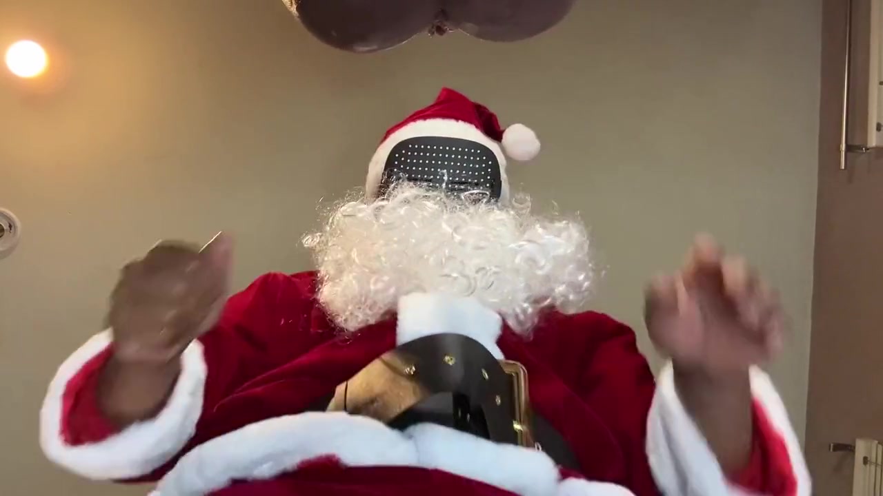 Santa Humping Leads To Multiple Cumshots With Prostate Toy - Anal Toys And Lina Paige