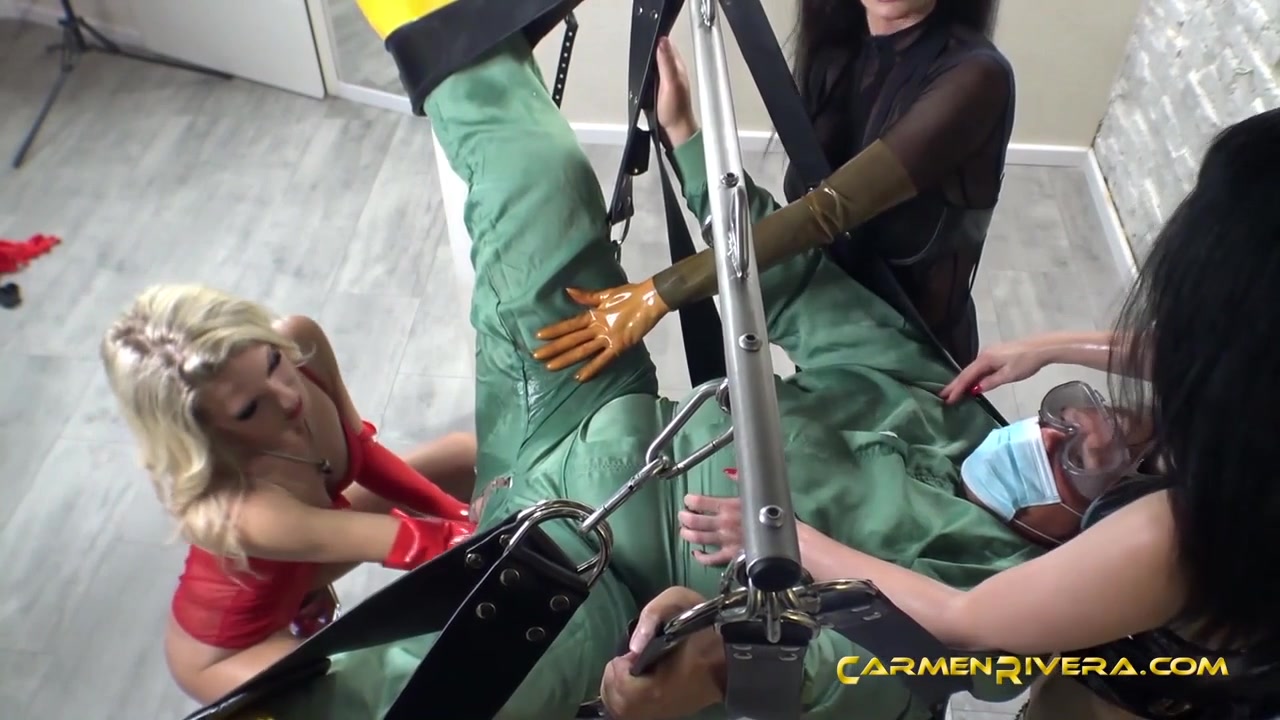 Carmen Rivera & Lady Black Diamond & Bizarrlady Alice & Frank The Butt in Bad Dragon Girls V. Covid-19: 3 - KINK