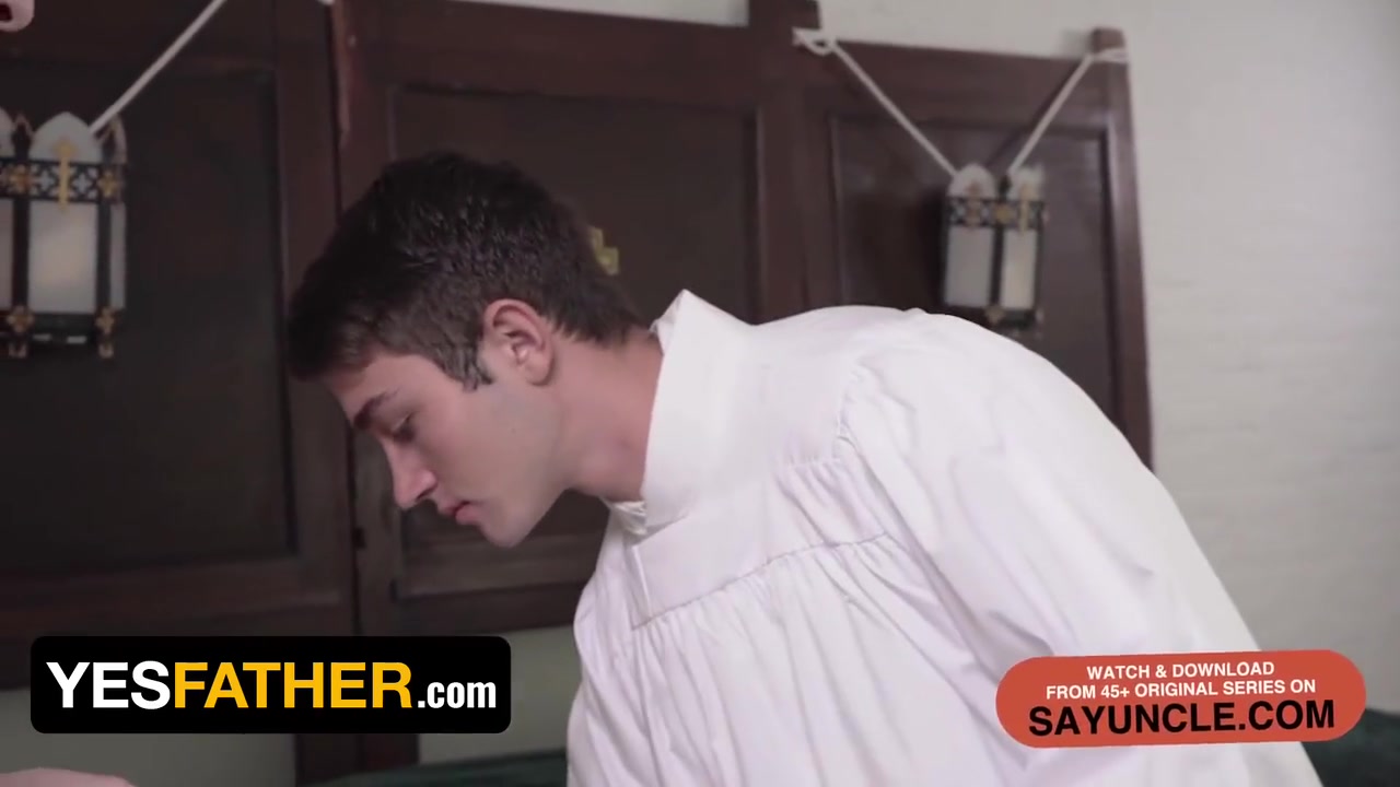 Mason Anderson - Perv Priest Drills And Breeds Inexperienced Altar Boy During Holy Ritual