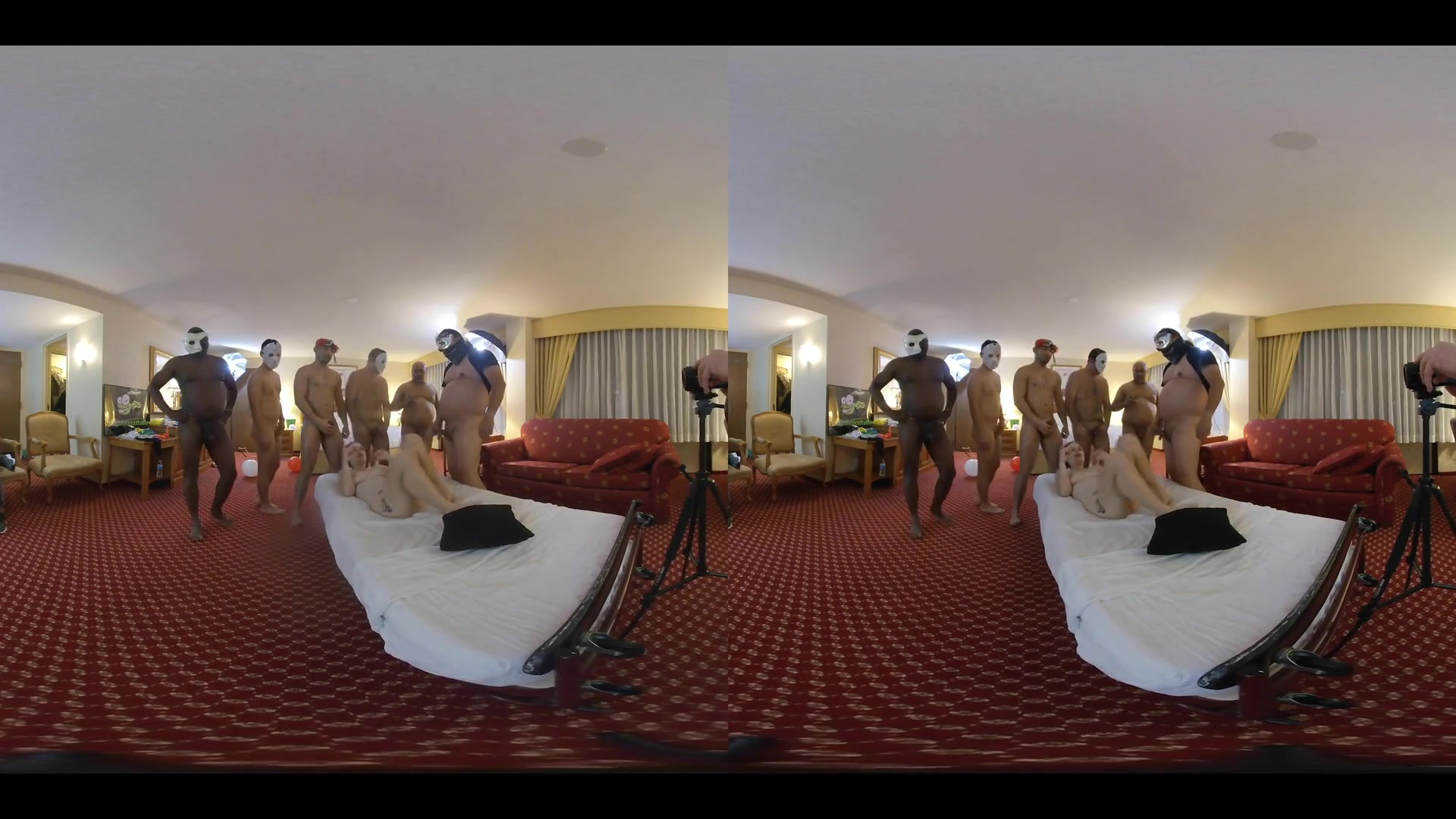 Anastasia Rose Gangbang 2 of 2 - Amateur VR Gangbang