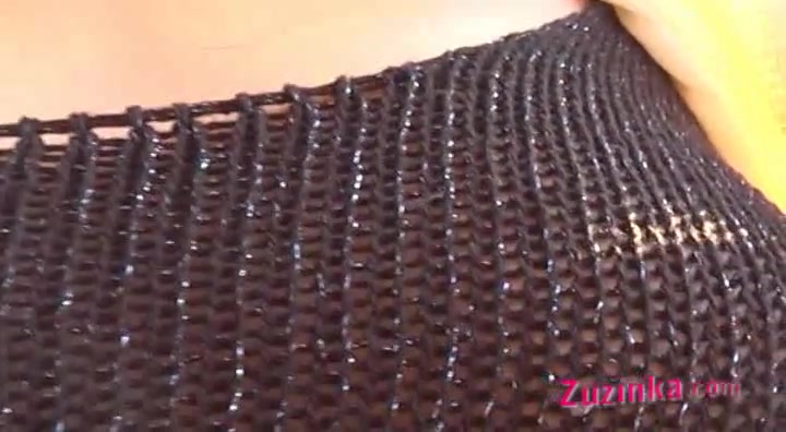 Zuzinka in a field teased by horny camera guy