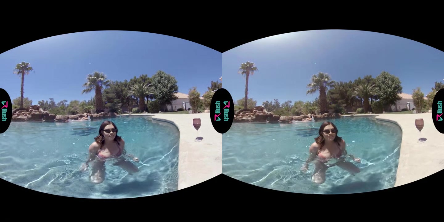 VRHUSH Veronica Valentine fucked after a swim in the pool