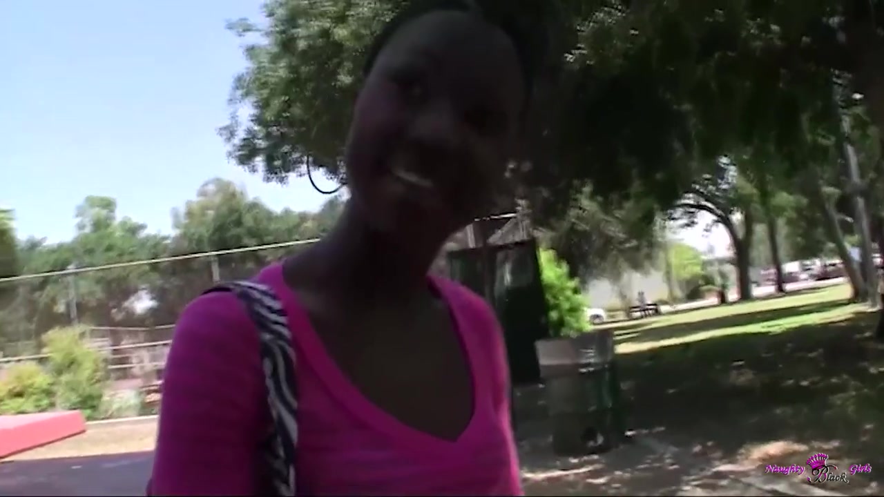 What This Black Sweetie Likes Is Picking Up Hung Guys And Fucking Them For Hours
