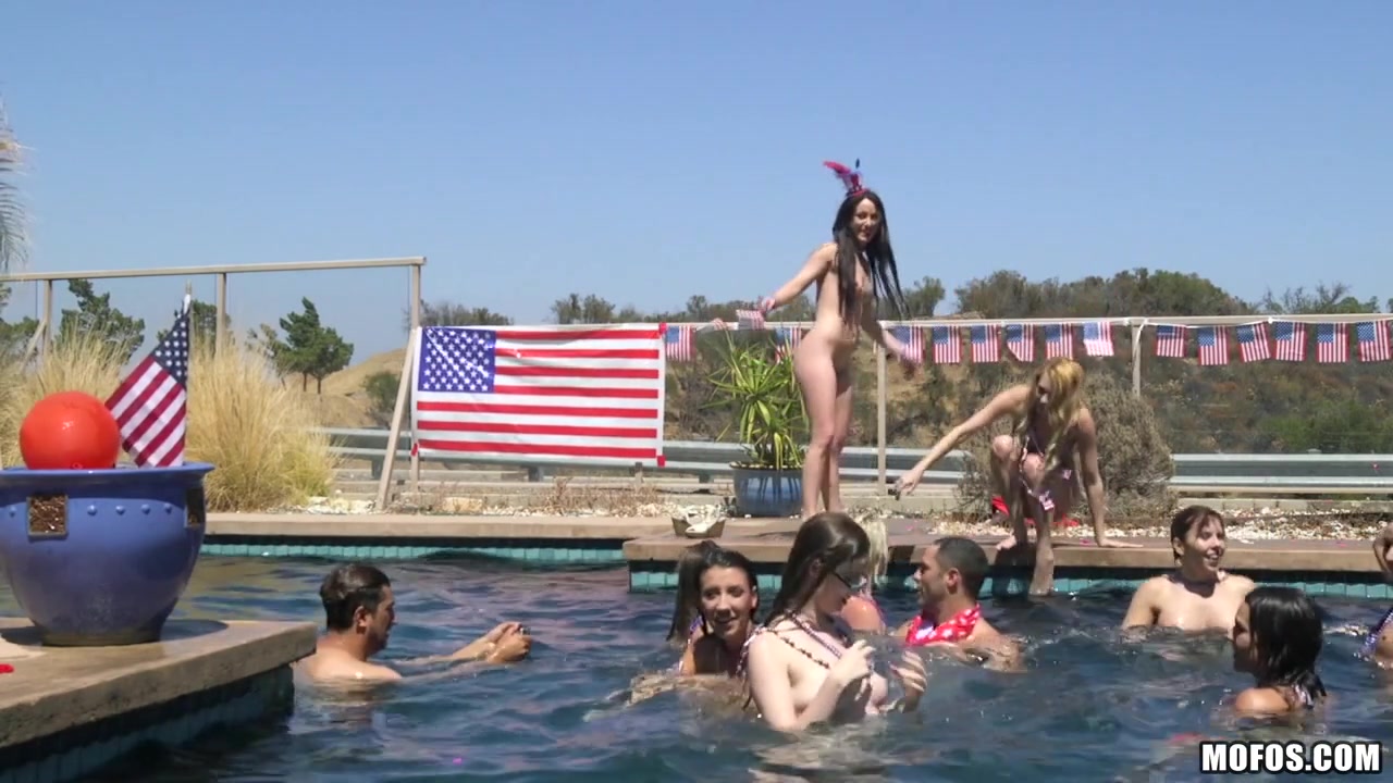 Blake Eden in Blonde's Outdoor Sex at the BBQ - IKnowThatGirl