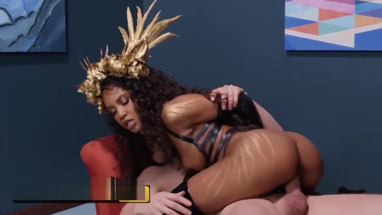 Brazzers - Demi Sutra Ebony teen 18+ is a work of art in every way