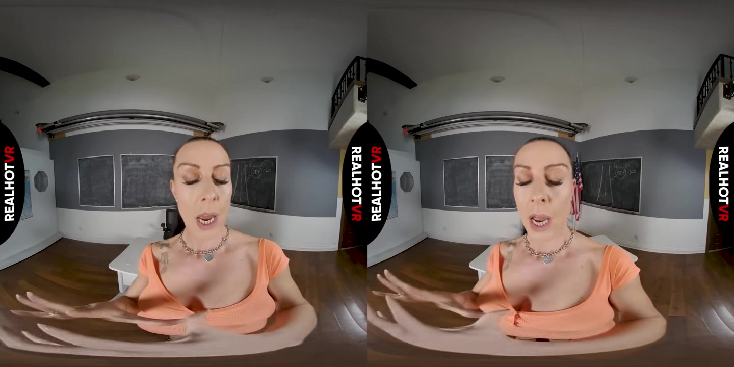 Dominating Big Tits High School Teacher Fucks Student To Keep A Secret - RealHotVR