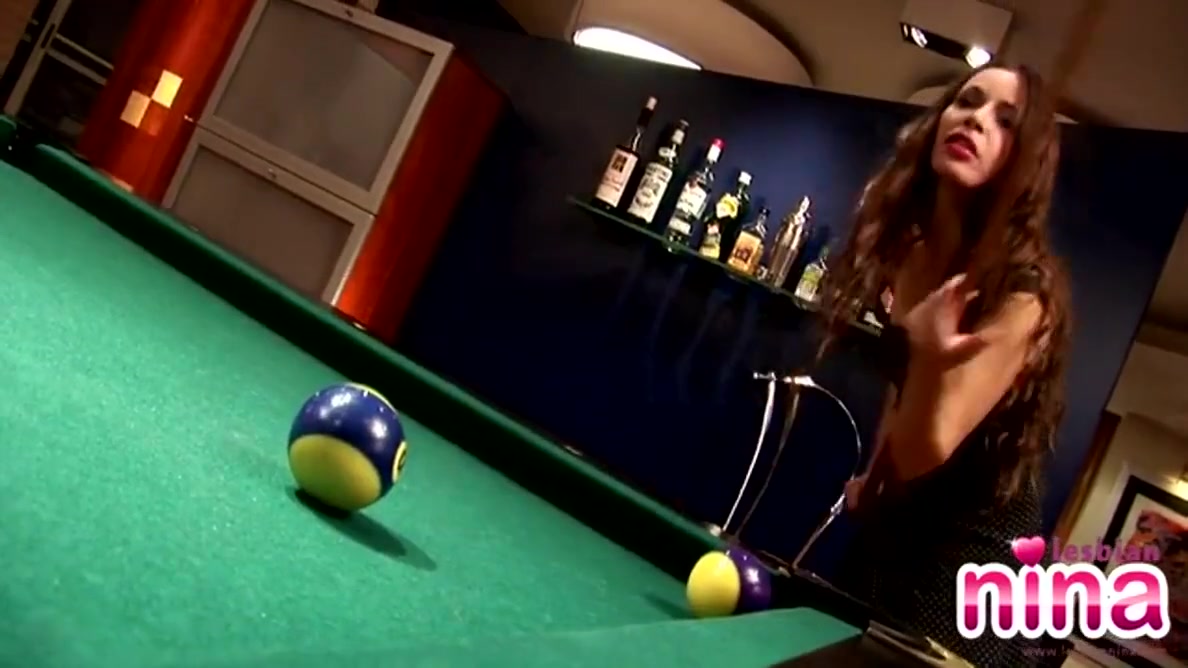Pool And Pussy Play On The Table
