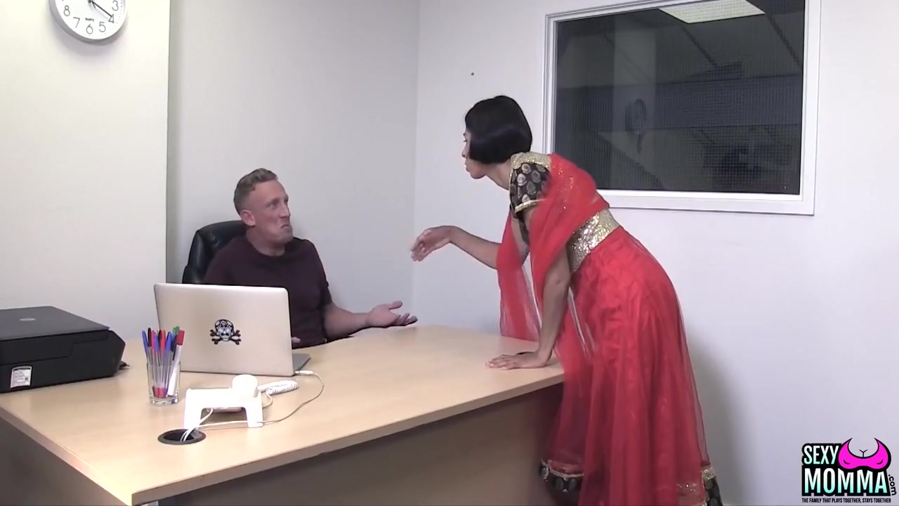 Sahara Knite In Desi Catches Step Mom Sahara With Her Boss!