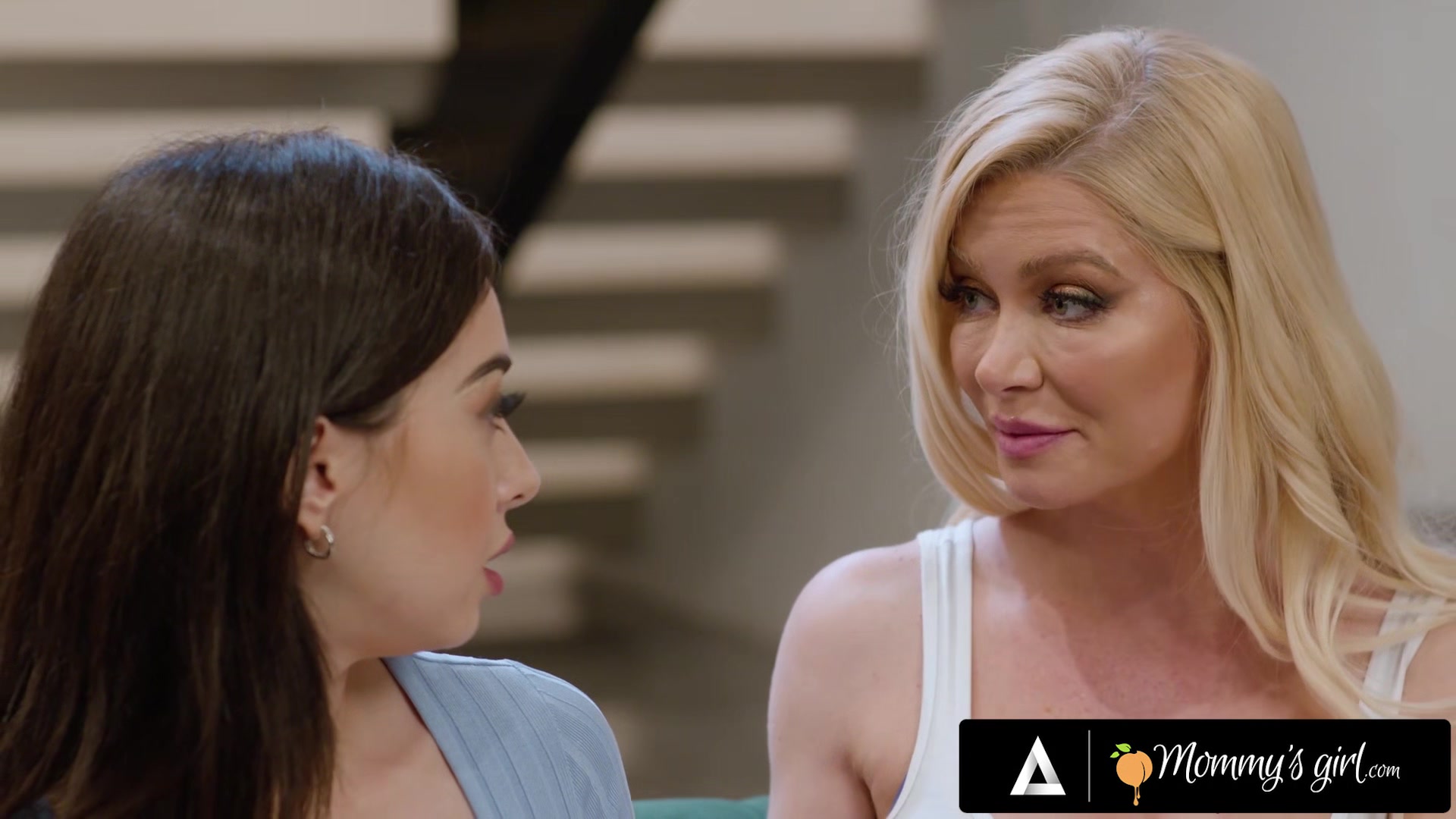 MOMMY'S GIRL - MILF Serene Siren & Stepdaughter Chloe Surreal Get VERY Intimate After Lesbian Reveal