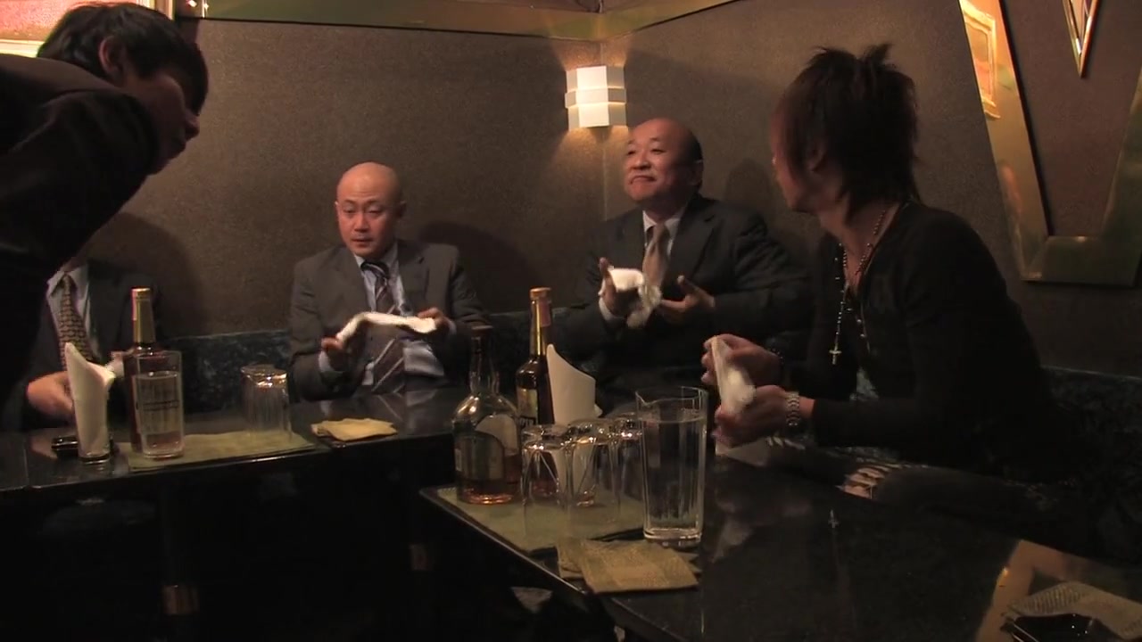 Cute Japanese slut servicing three guys in the club by GangAsia