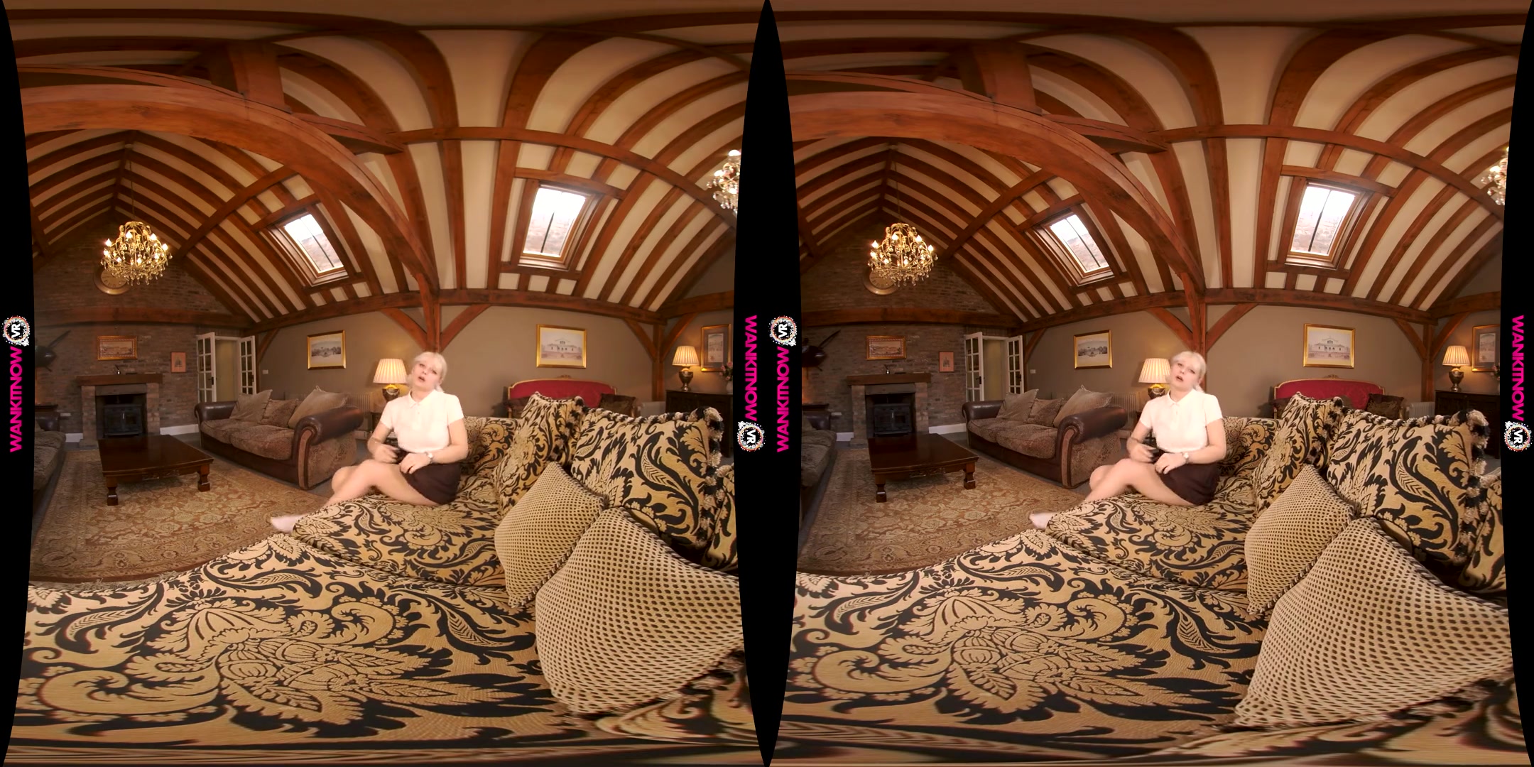 My Stepdad Wanks: Pt2 - Blonde College Coed Striptease