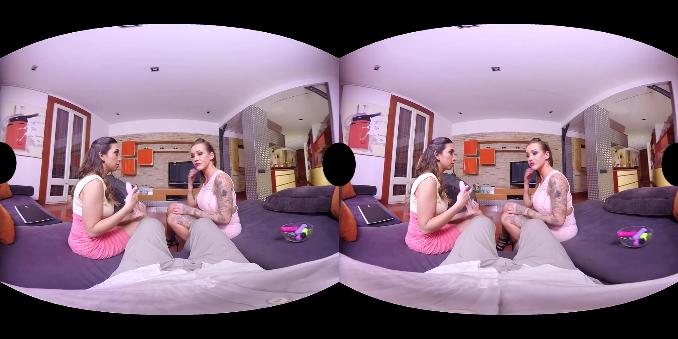 Chantelle Fox & Frida Sante in Dildos Experts - VirtualRealPorn