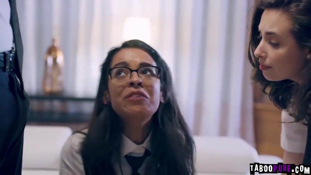 Casey Calvert In Shy teen 18+ Classmate Enjoys 3some With Neighbor