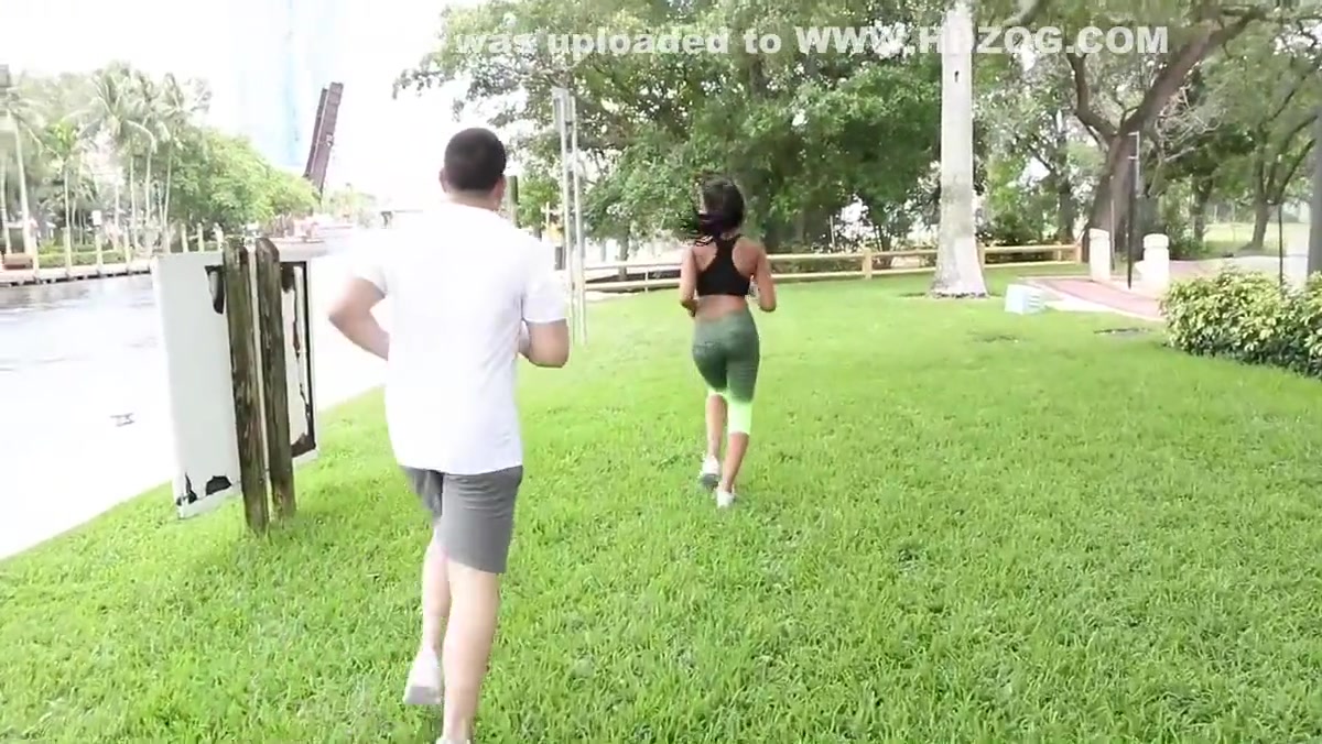 Busty Babe Bounces On Cock During Workout