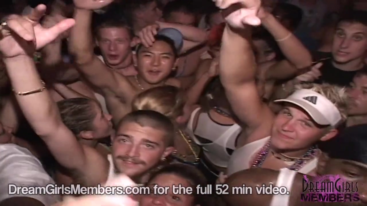 Bikini Clad Coeds Flash Tits & Pussy At Foam Party - DreamGirlsMembers