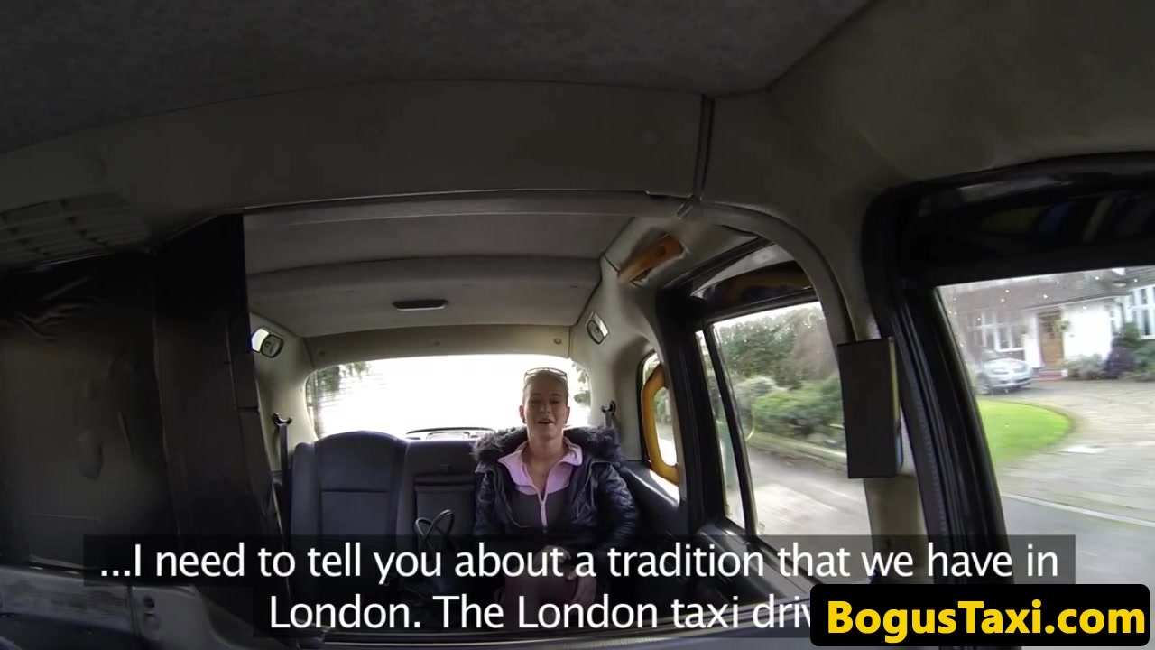Czech taxi amateur titfucking on backseat