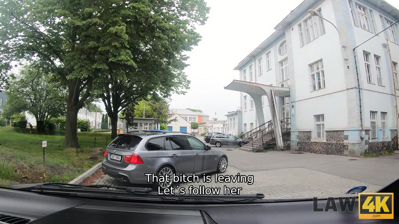 LAW4k. Amazing hottie wants a new car but gets in hands of cops