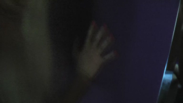 Blonde ex gf has sex in tanning studio