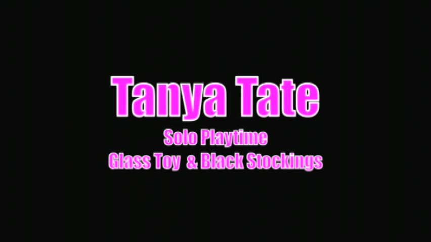 Tanya Tate Glass Toy Solo Play Black Stockings Cupless Basque - Sex Movies Featuring Tanya Tate