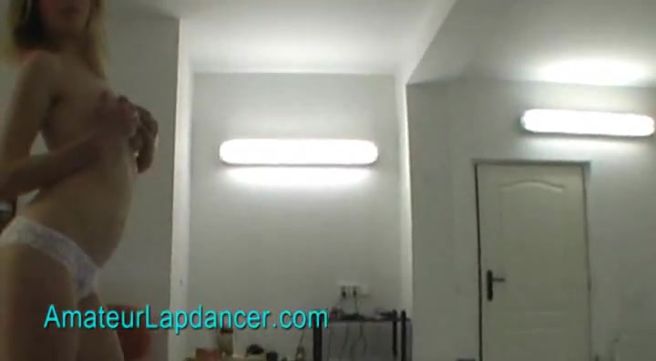 Superhot striptease and lapdance by czech blonde