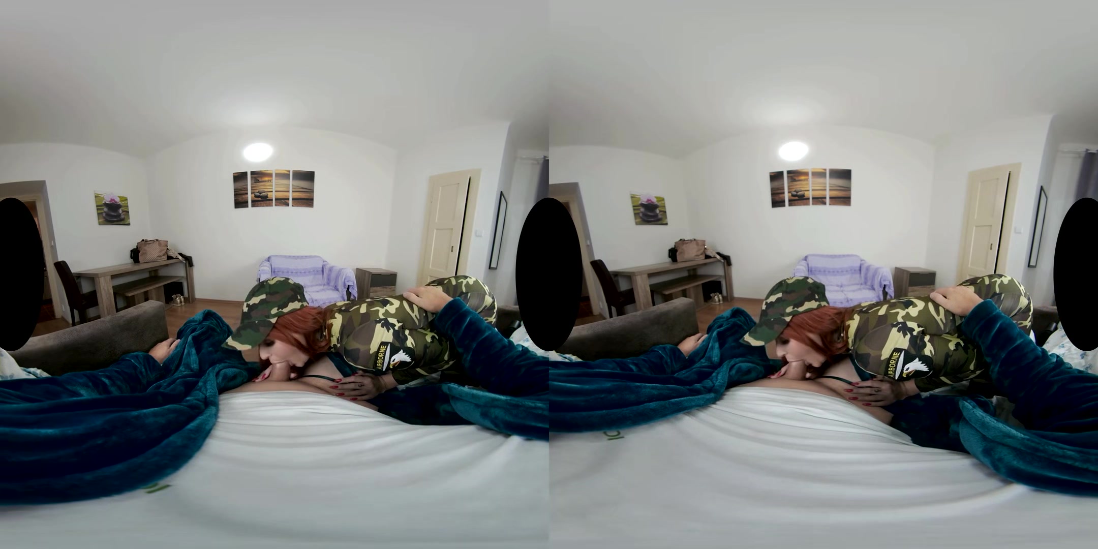 Gia Tvoricelli: The Paratrooper - Redhead Lapdance and Blowjob