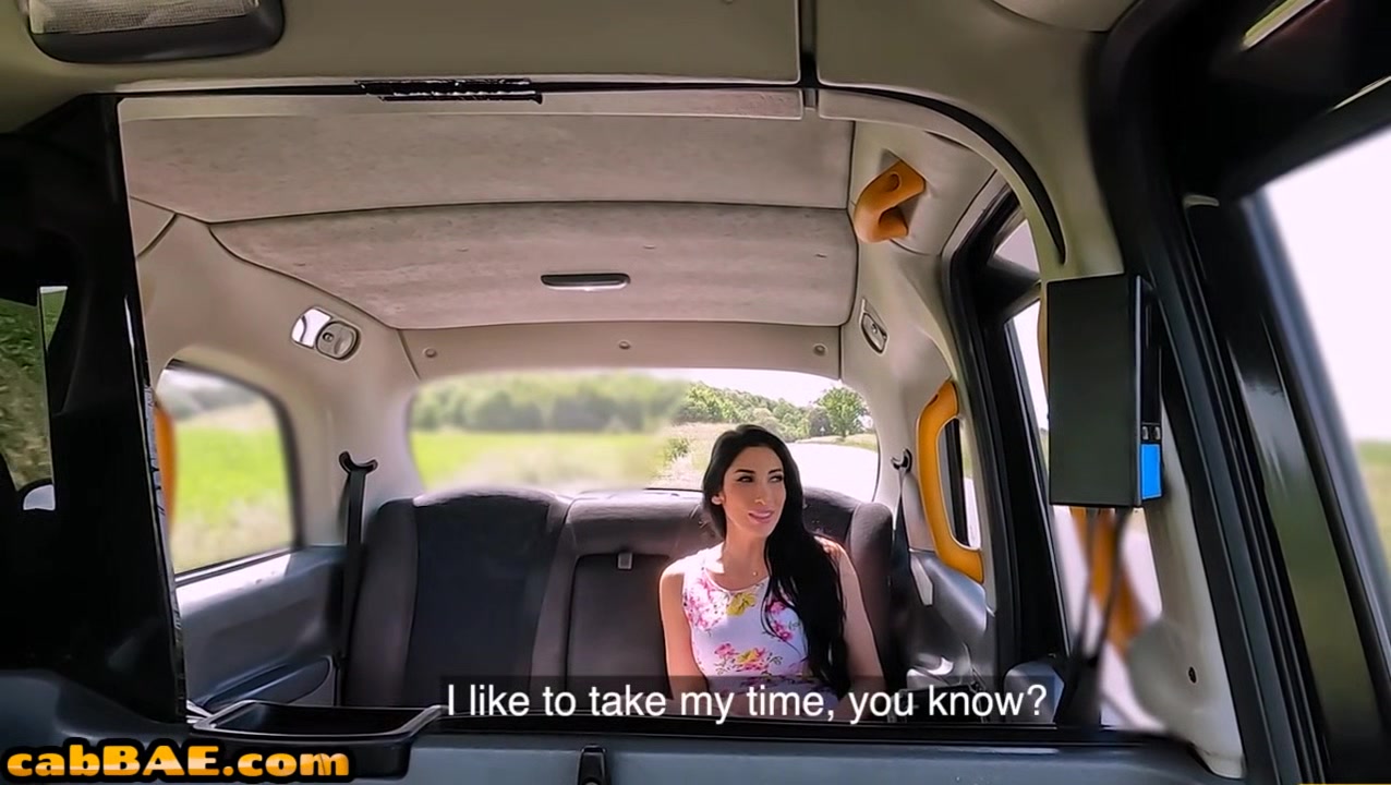 Busty taxi MILF rides taxi driver in car outdoor 4 discount