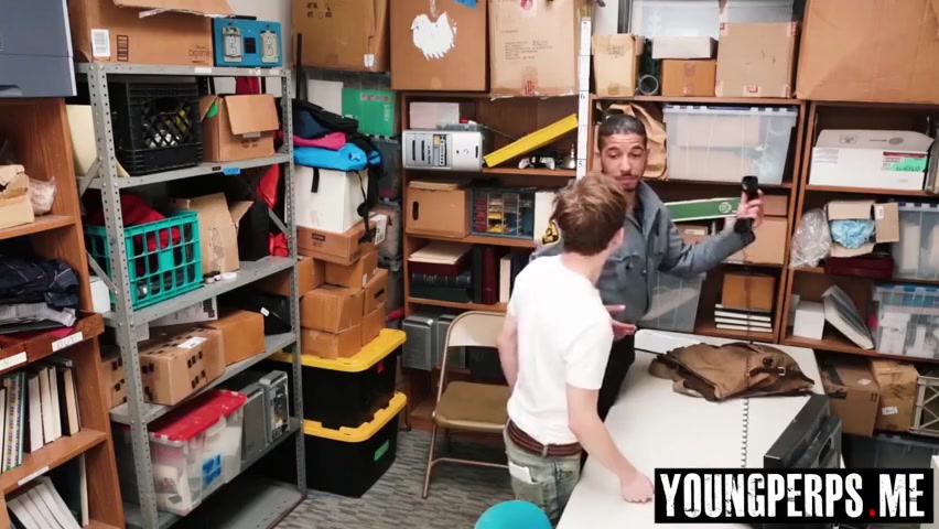 teen 18+ straight perp gets bareback banged by two Officers