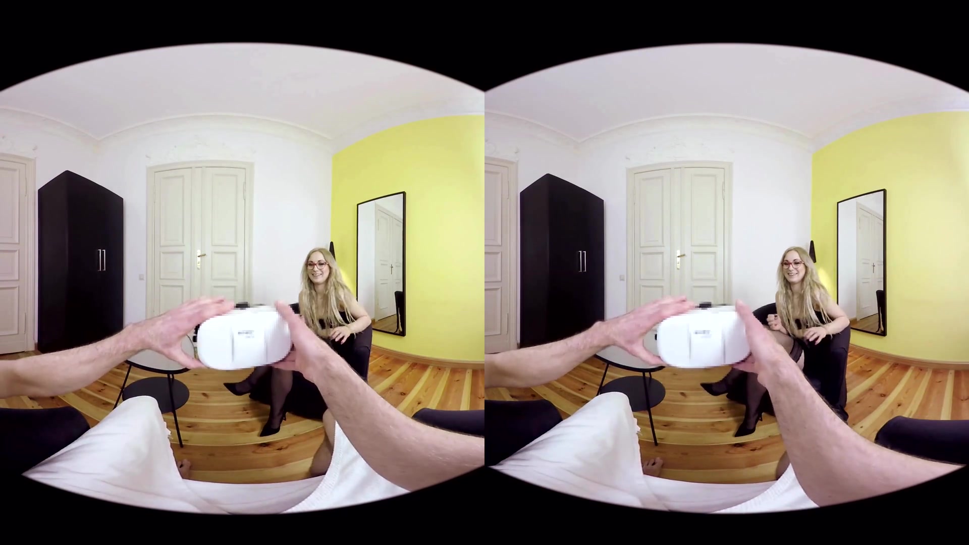 in Blondes Double Blowjob - VRConk