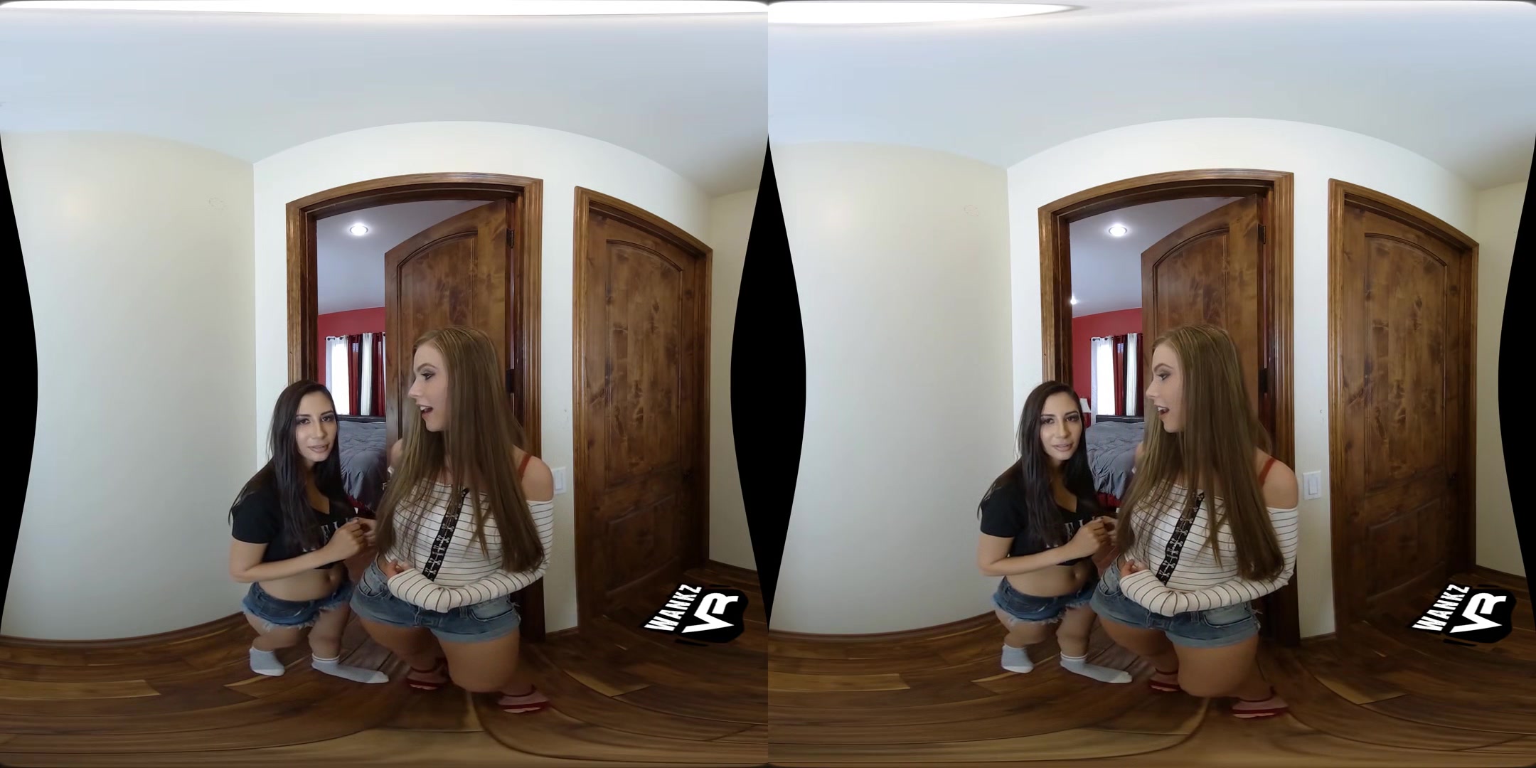 Boxed Lunch - Teen MFF Threesome POV VR HD - SexLikeReal