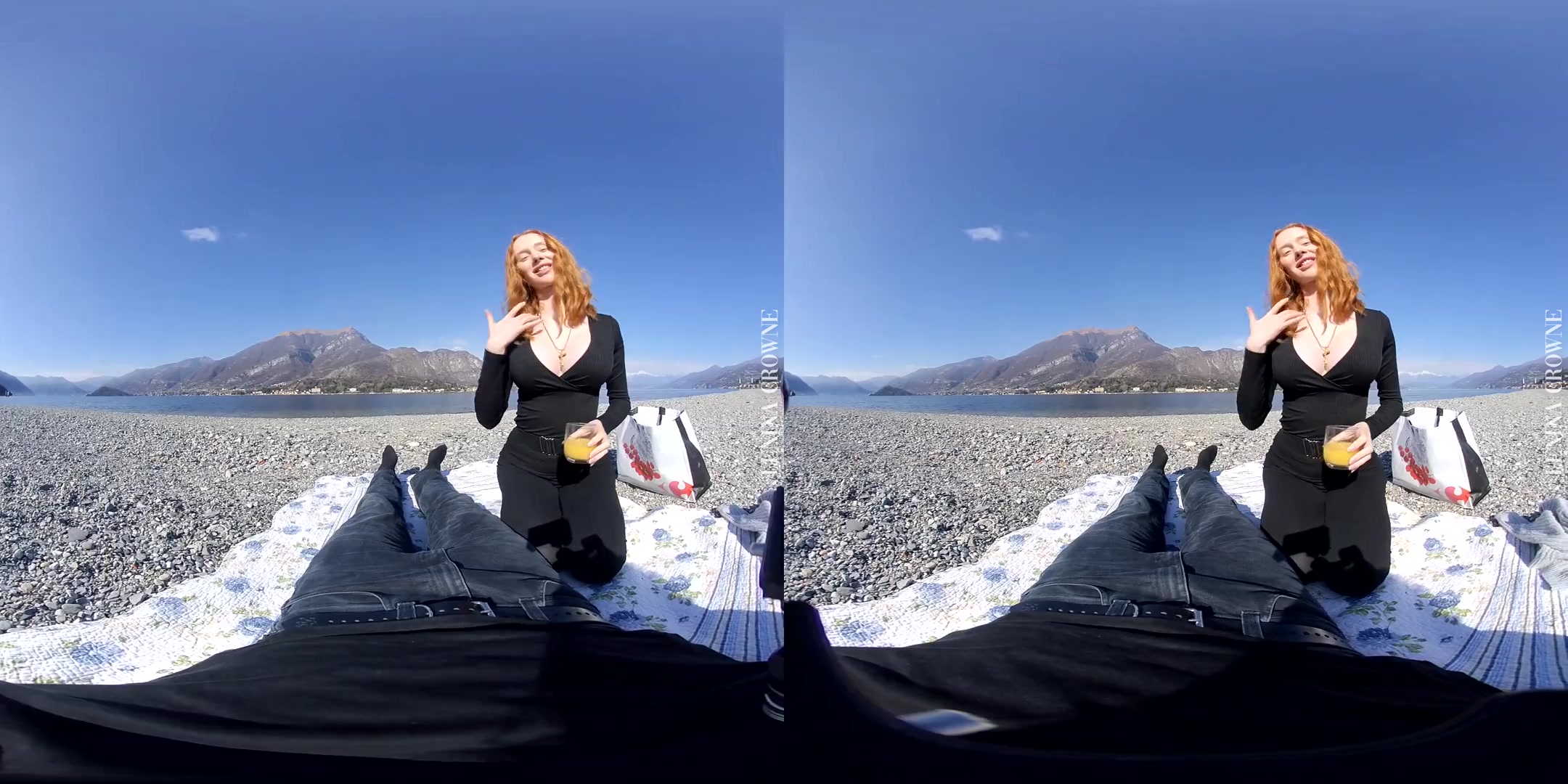 Lakeside Picnic with a Blowjob - SexLikeReal