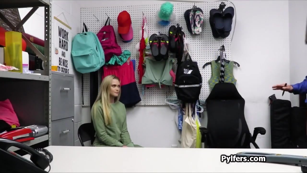 Blond Hair Girl Bikini Teenage 18+ Thief Blows Officers