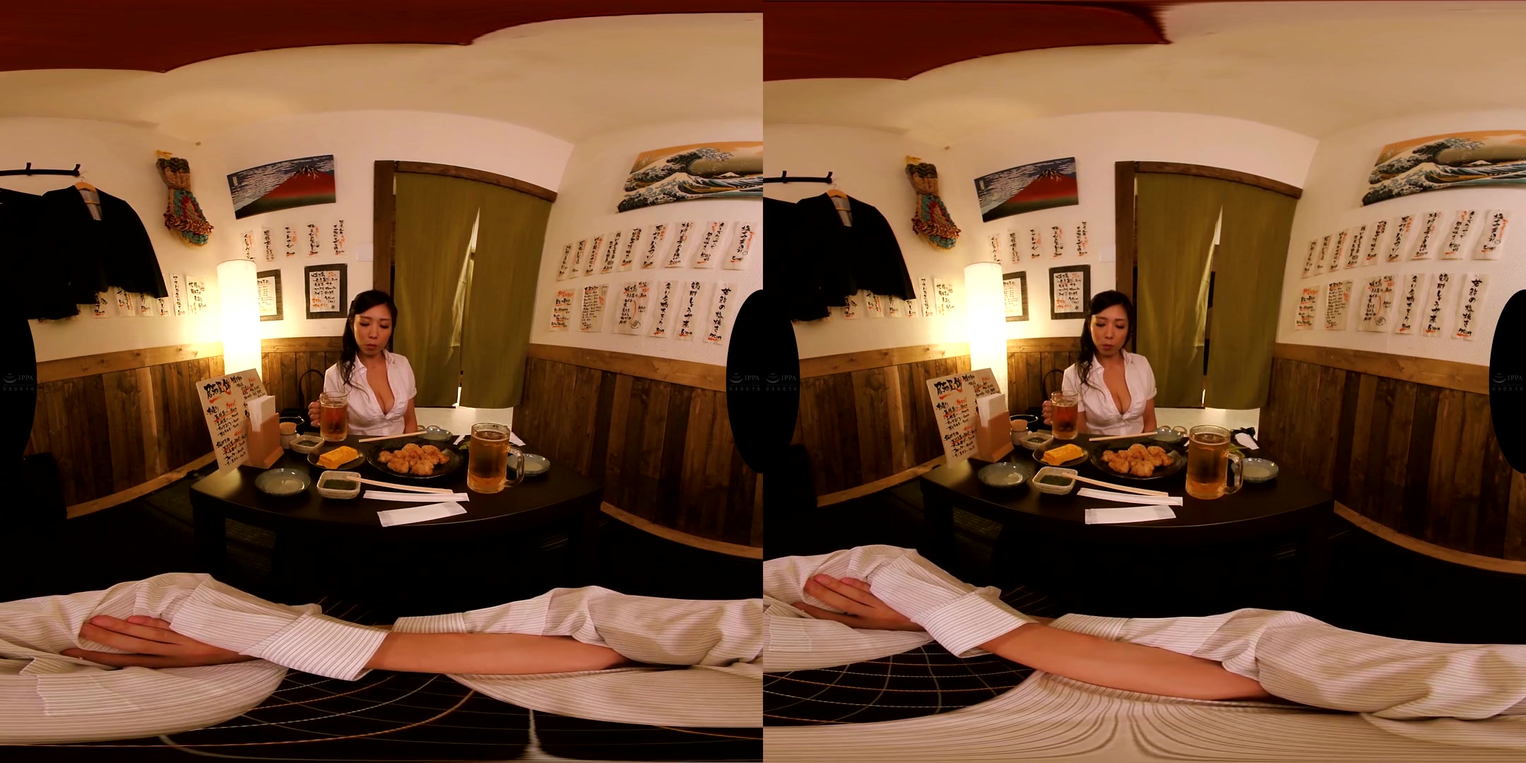 Minori Kuwata in Minori Kuwata Private Room Restaurant Tryst with my Busty Coworker - 100\uff05VR