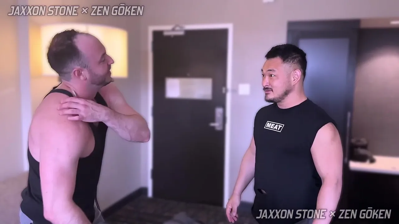 Post Gym Massage Passionate Fuck - Jaxxon Stone X With Zen Goken
