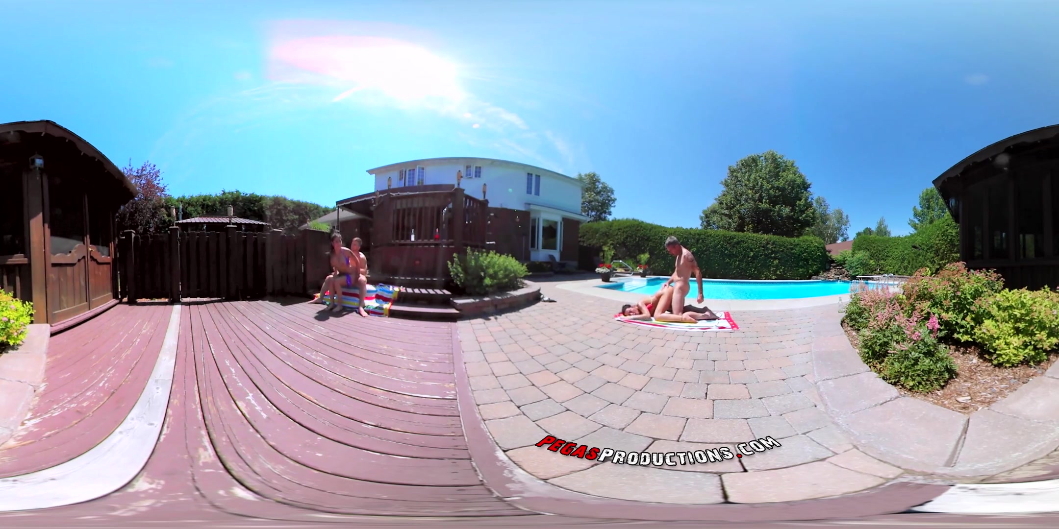 Shana Lane & Heidi Van Horny in Orgy In Virtual Reality - PegasProductions