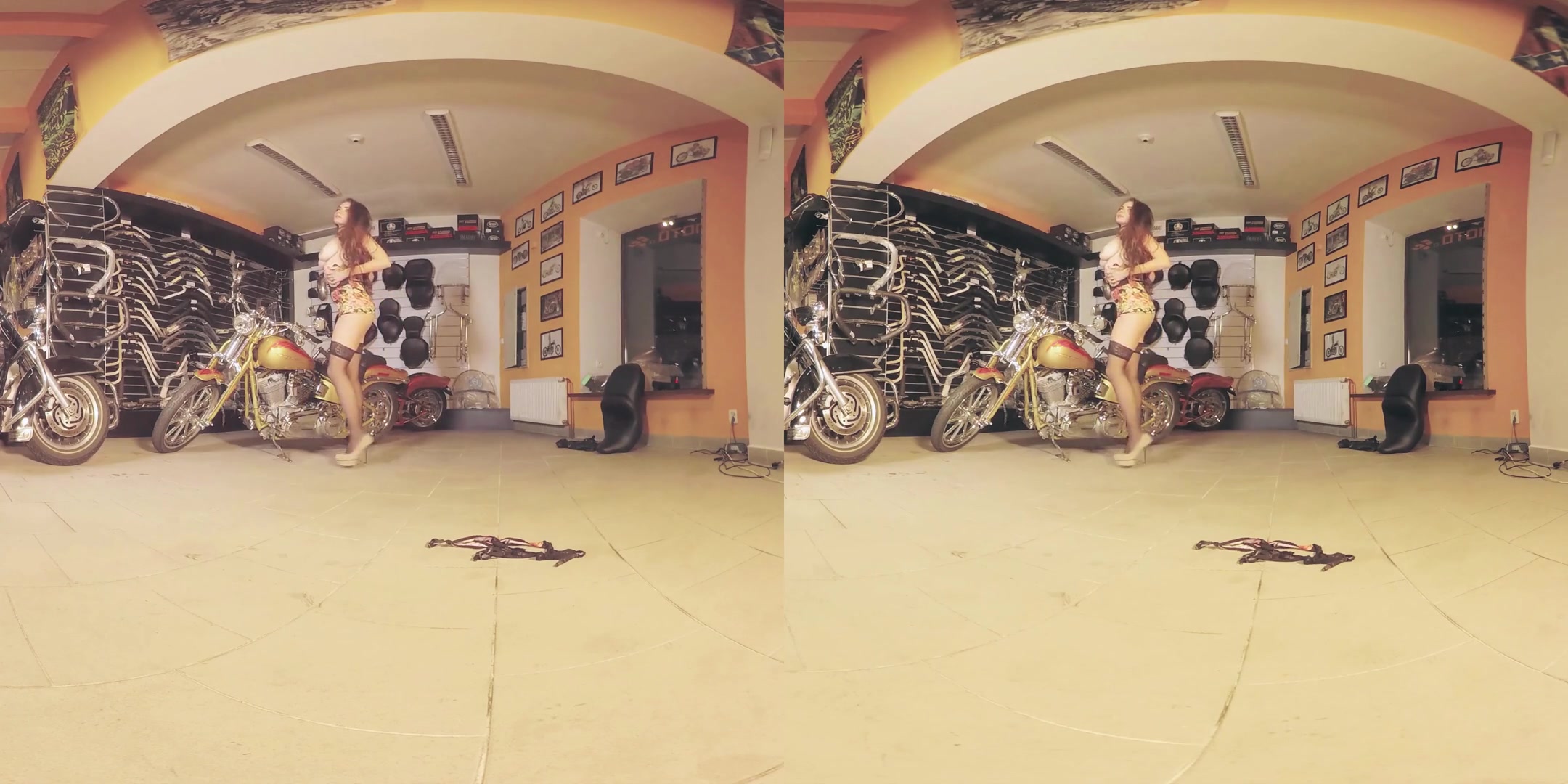 Lola 2 in Lola Has Some Naked Fun in the Garage - BravoModelsMedia